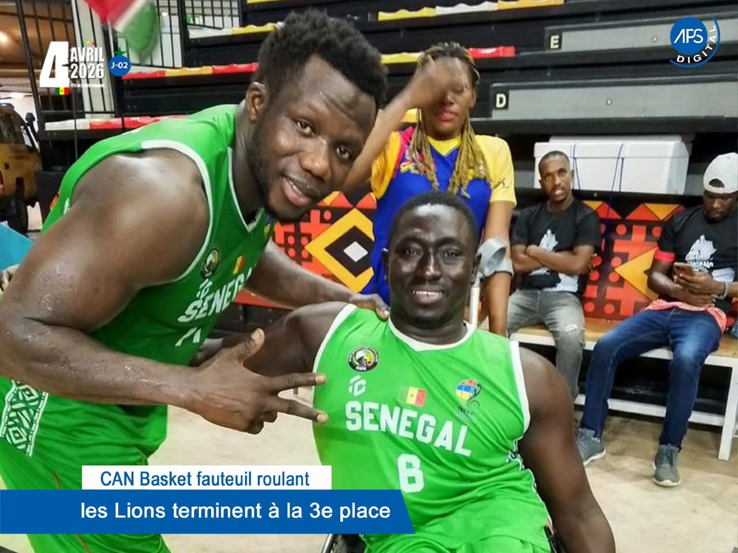 CAN fauteuil roulant : les Lions terminent à la 3e place