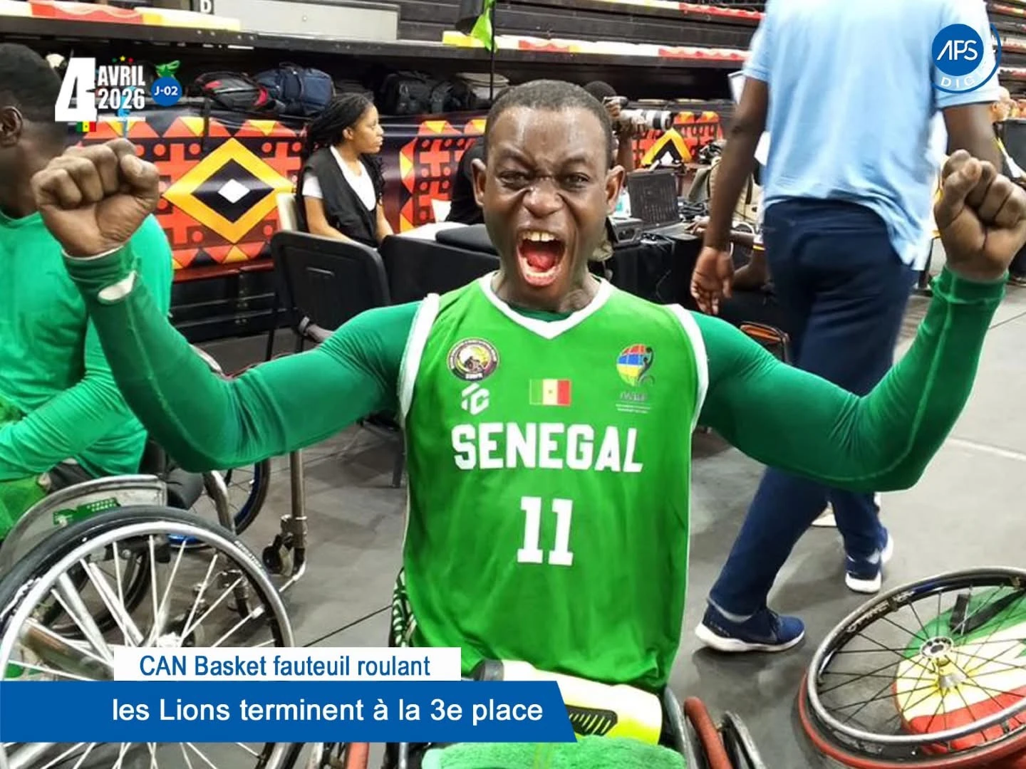 CAN fauteuil roulant : les Lions terminent à la 3e place