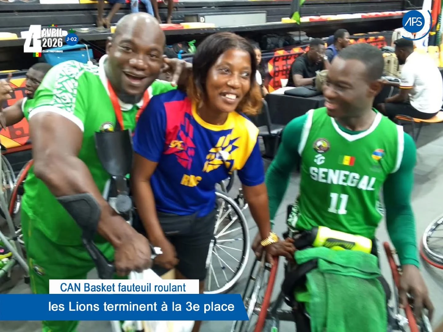 CAN fauteuil roulant : les Lions terminent à la 3e place