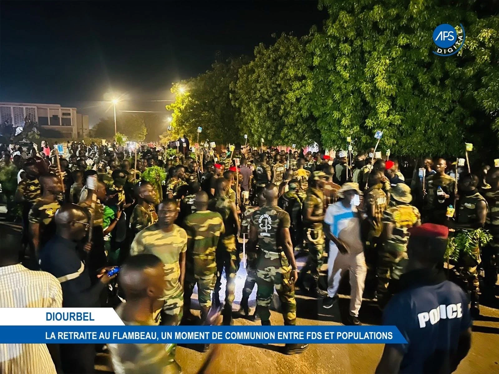 Diourbel : la retraite au flambeau, un moment de communion entre FDS et populations