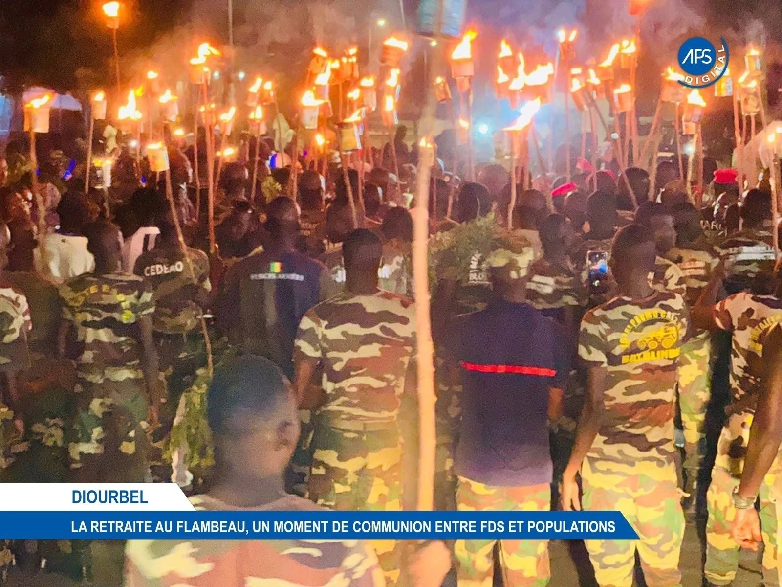 Diourbel : la retraite au flambeau, un moment de communion entre FDS et populations