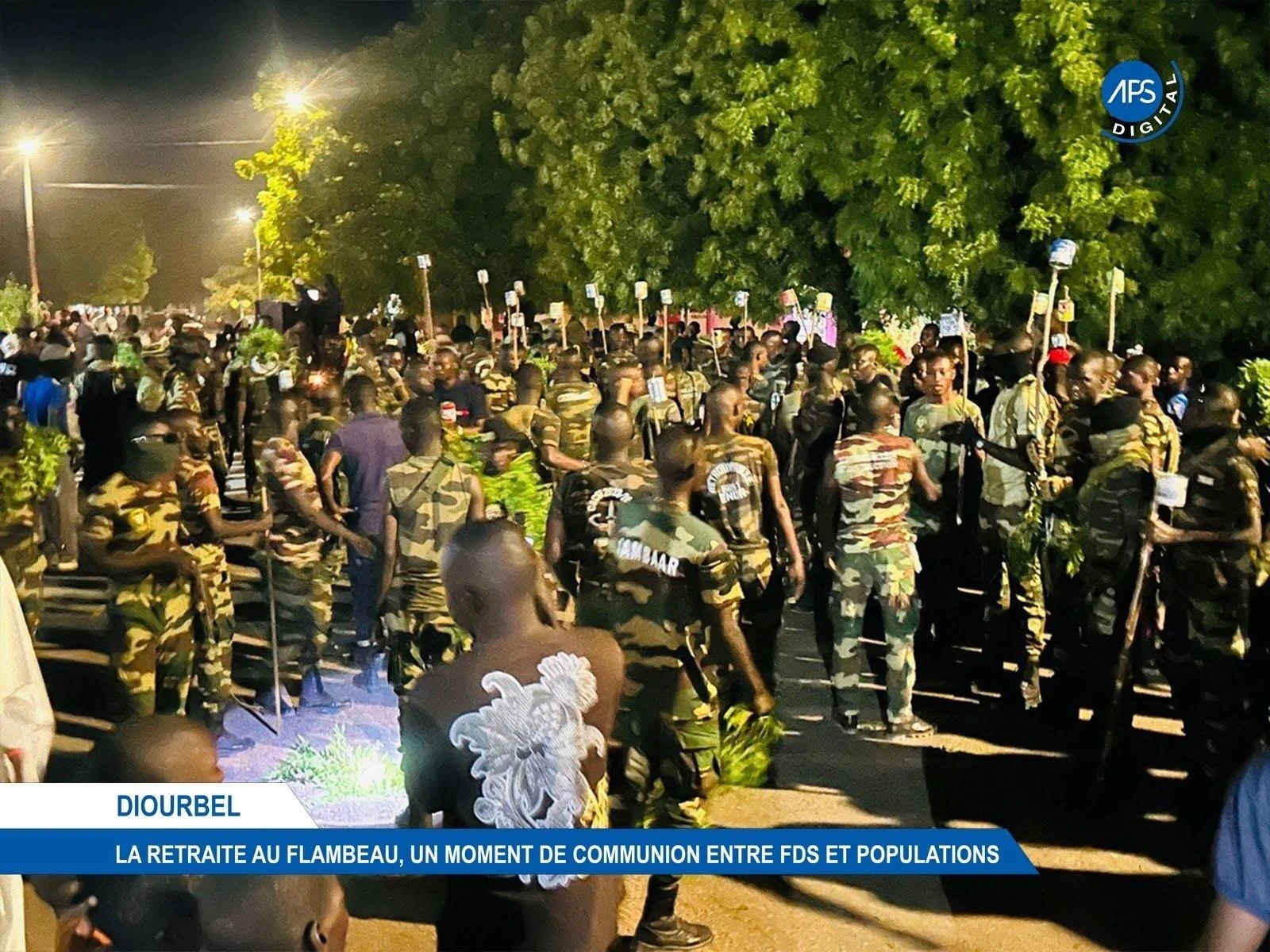 Diourbel : la retraite au flambeau, un moment de communion entre FDS et populations