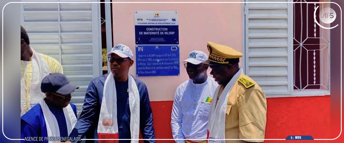 Inauguration d’une maternité réalisée pour un coût de 25 millions de francs CFA à Mlomp