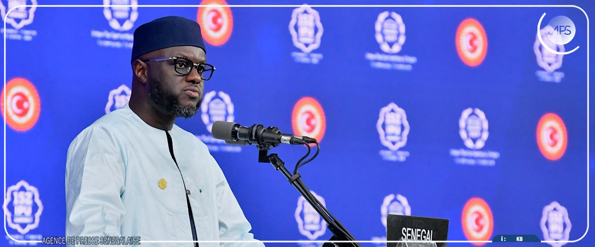 A Istanbul, Malick Ndiaye appelle à un ”sursaut collectif” face aux crises actuelles