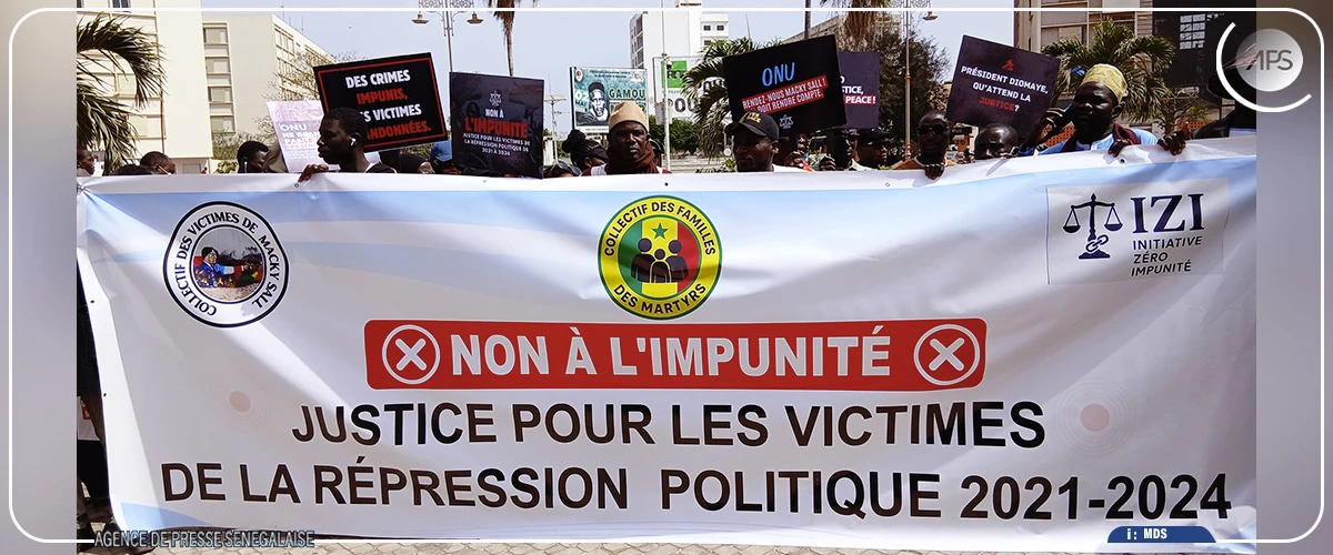 Une marche pour réclamer justice sur les violences politiques observées entre 2021 et 2024