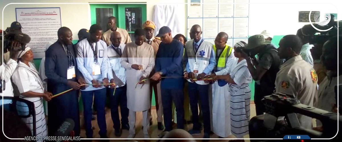 Kolda : Bassirou Diomaye Faye inaugure le SAMU régional et pose la première pierre du Pôle mère-enfant