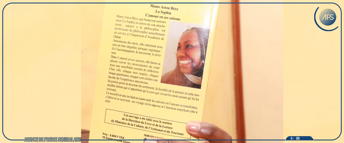 "L'amour en ses saisons" de Mame Astou Bèye, un hymne à l'éternité de la passion amoureuse