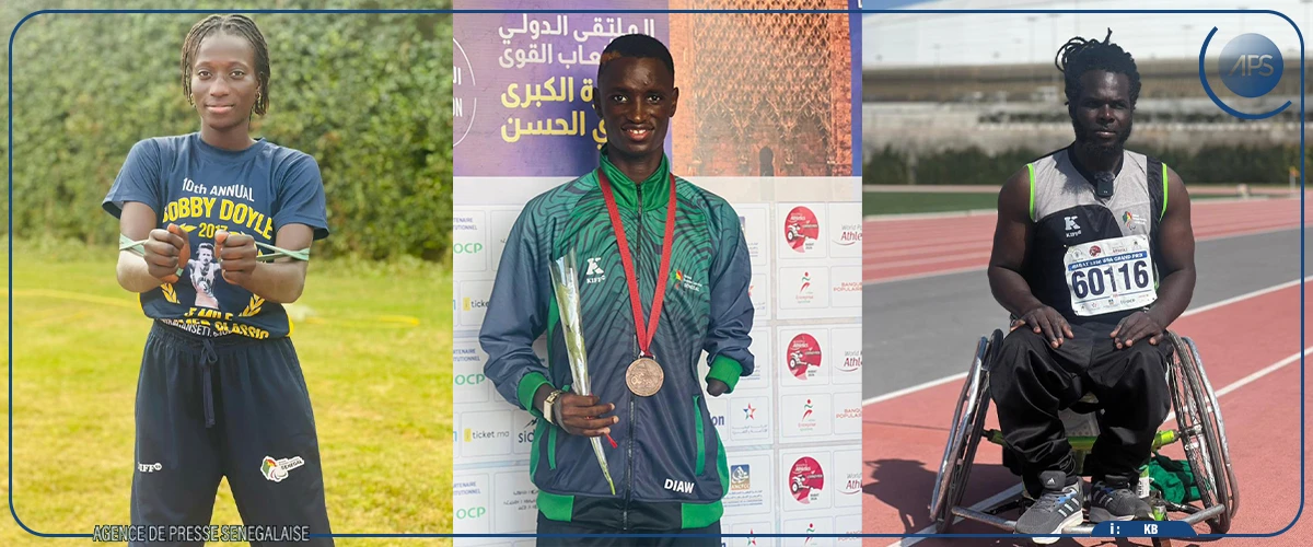‎Grand prix de para-athlétisme : le Sénégal décroche trois médailles de bronze à Rabat