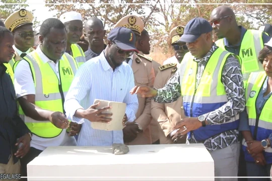 Bassirou Diomaye Faye lance les travaux de la zone aménagée pour l'investissement de Médina Yoro Foulah
