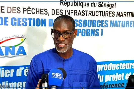 Aquaculture : le DG de l'ANA annonce la relance de l'usine de production d'aliments pour poissons de Bokhol 