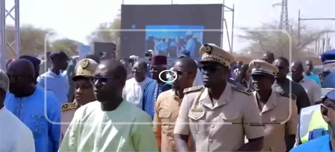 Cérémonie de pose de première pierre de la centrale solaire hybride de Linguère