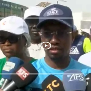 Kaolack :une randonnée pédestre pour célébrer la Journée internationale du sport pour le développemt