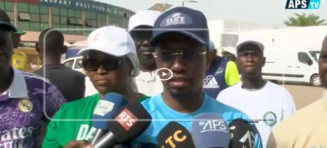 Kaolack :une randonnée pédestre pour célébrer la Journée internationale du sport pour le développemt