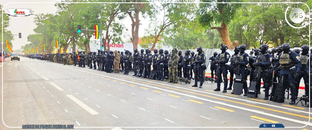 Défilé du 4 avril à Thiès : répétition générale en présence du CEMGA