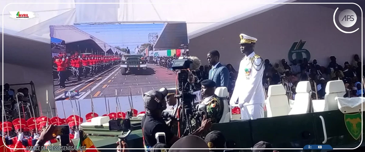 Arrivée du Président Bassirou Diomaye Faye à la Place Mamadou Dia de Thiès