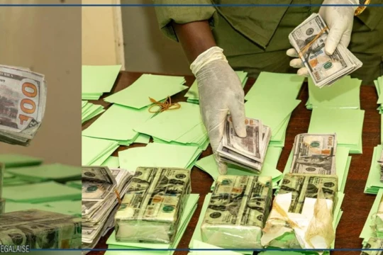 Une saisie record de faux billets de banque d'une contrevaleur de plus de six milliards FCFA à Thiaroye Azur (douanes) 