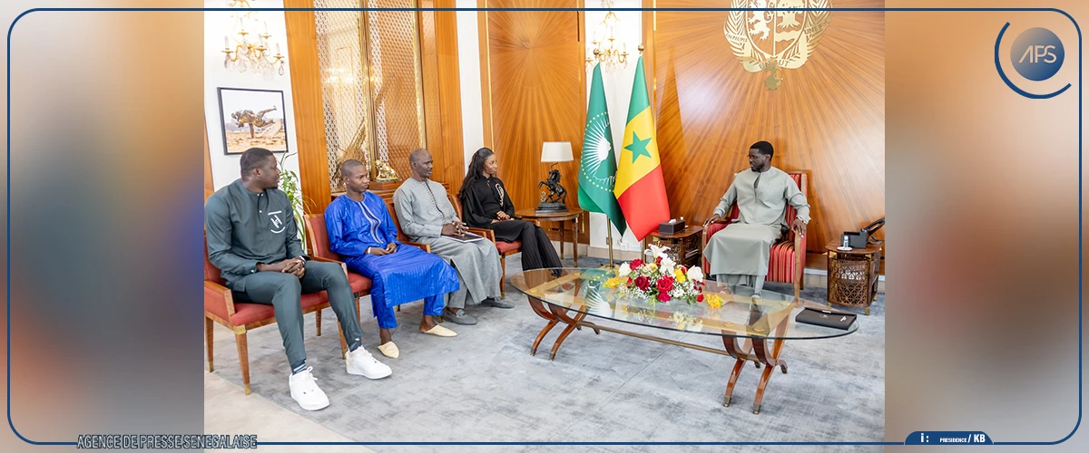 Bassirou Diomaye Faye reçoit l'athlète Saly Sarr