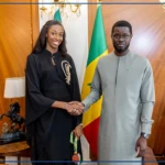 Bassirou Diomaye Faye reçoit l'athlète Saly Sarr