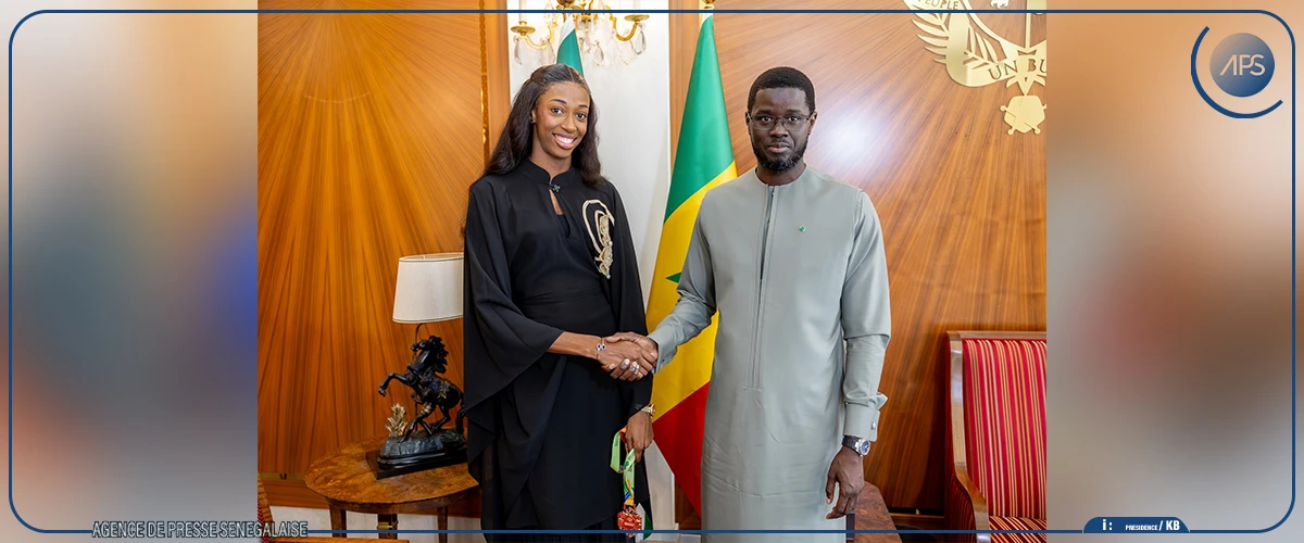 Bassirou Diomaye Faye reçoit l’athlète Saly Sarr