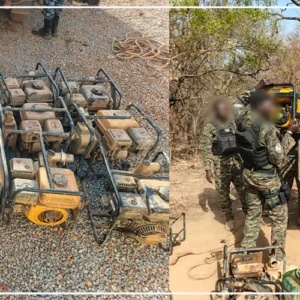 Saraya : des moyens logistiques utilisés pour l'extraction illégale de l'or saisis à Wortokhati