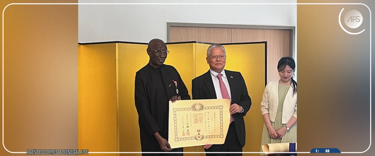Papa Maguette Guèye distingué pour sa contribution au renforcement des liens avec le Japon