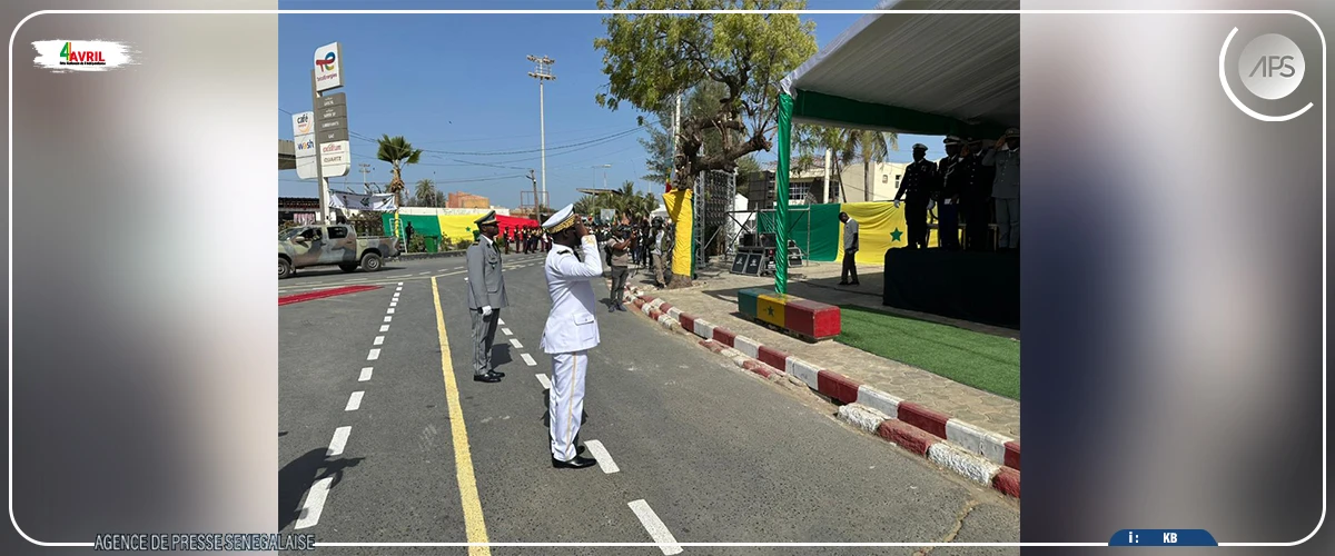 Saint-Louis : le gouverneur Al Hassan Sall procède à la revue des troupes