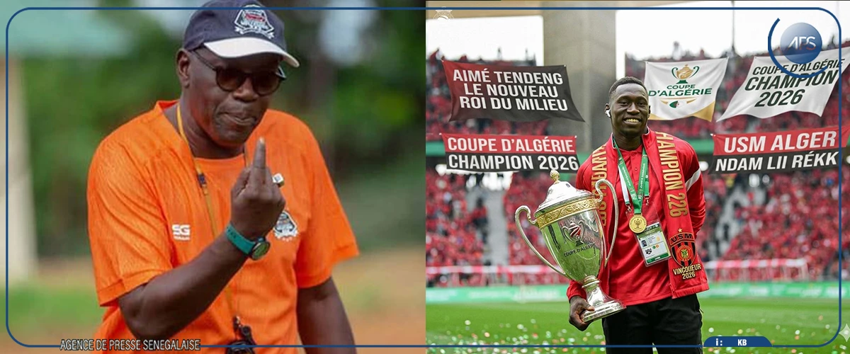 Les Sénégalais Lamine Ndiaye et Aimé Tendeng remportent avec l’USM Alger la Coupe d’Algérie  ‎