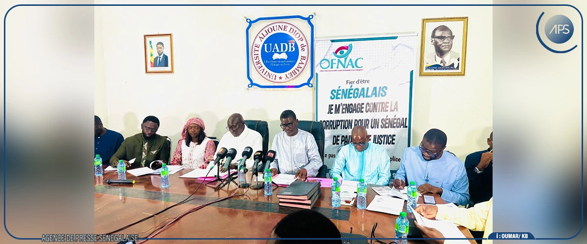 Signature d’une convention entre l’UADB et l’OFNAC pour renforcer la lutte contre la corruption