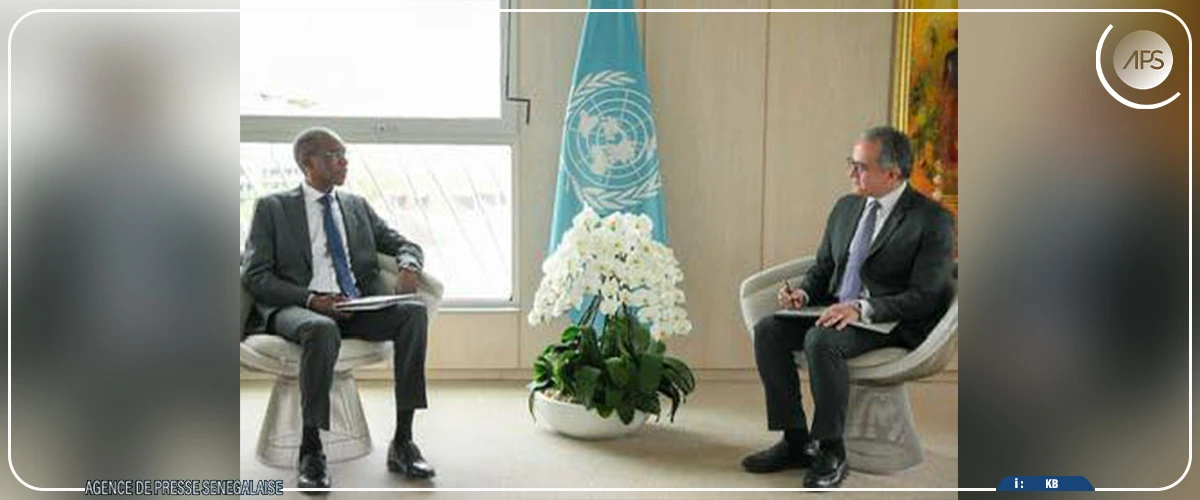 Cheikh Niang reçu, à Paris, par le directeur général de l’UNESCO