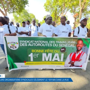 Thiès : Plusieurs organisations syndicales célèbrent le 1er mai dans la rue 