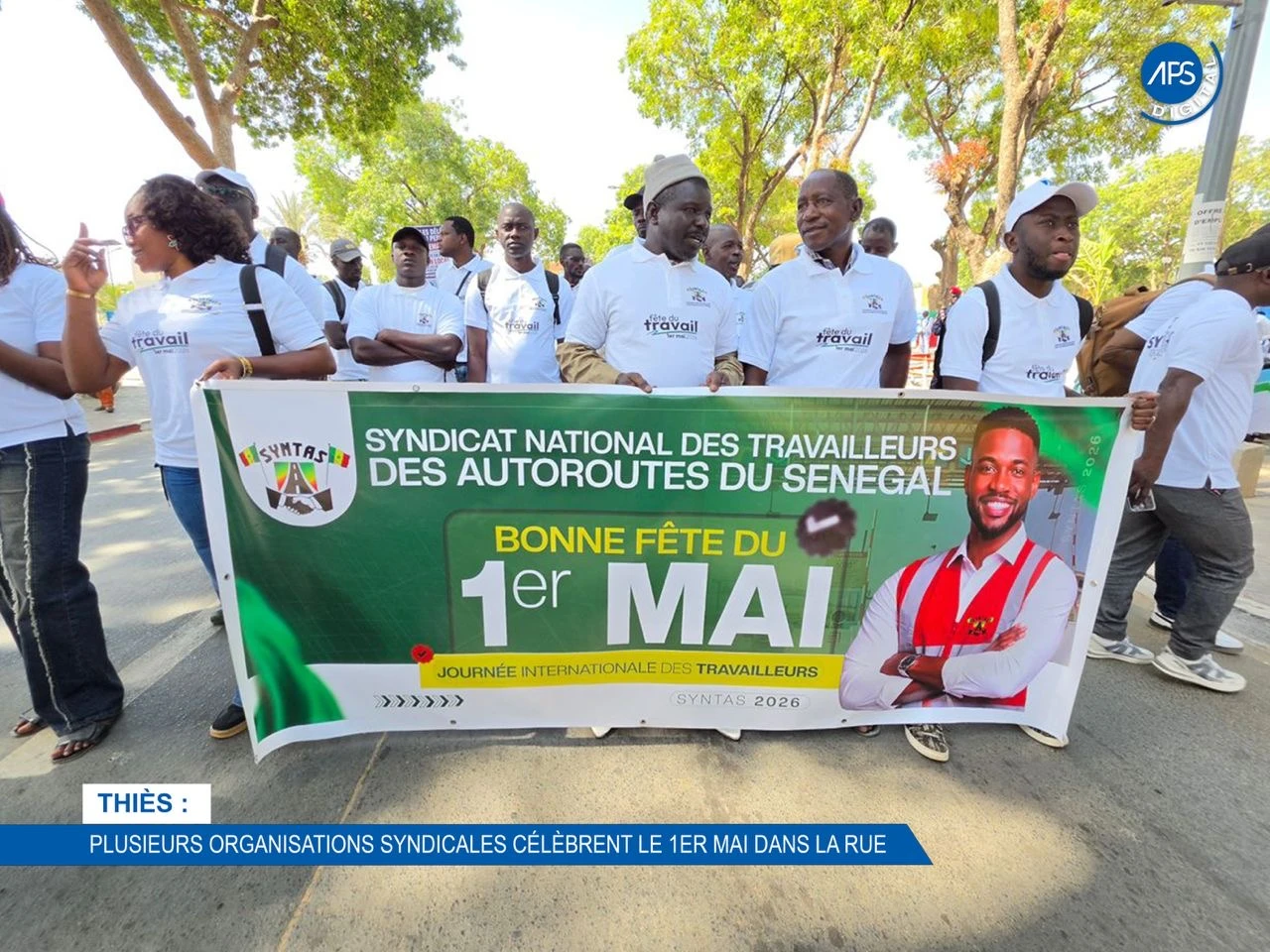 Thiès : Plusieurs organisations syndicales célèbrent le 1er mai dans la rue 