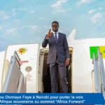Bassirou Diomaye Faye à Nairobi pour porter la voix d'une Afrique souveraine au sommet "Africa Forward"