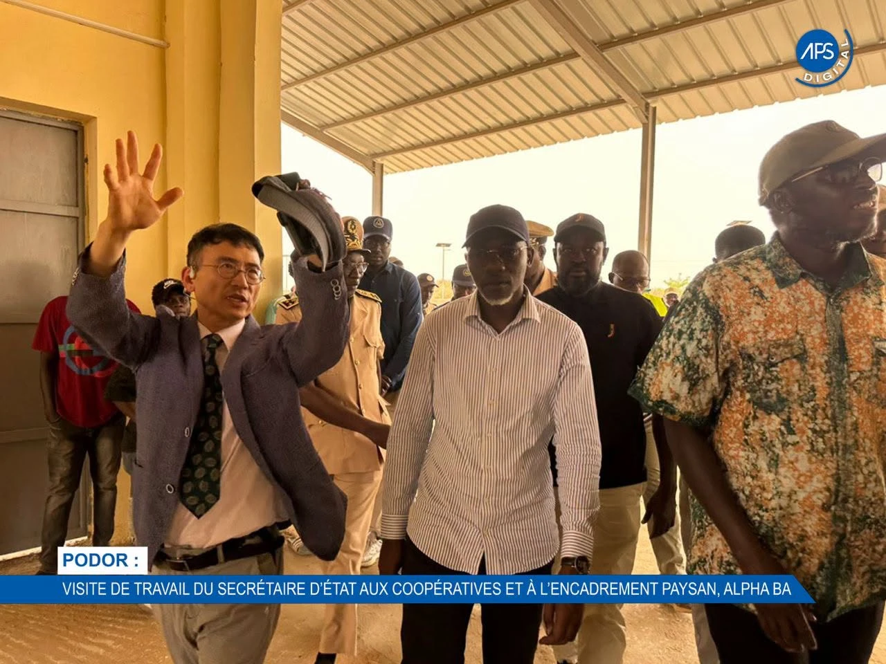 Podor : Visite de travail du secrétaire d’état aux coopératives et à l’encadrement paysan, Alpha Ba