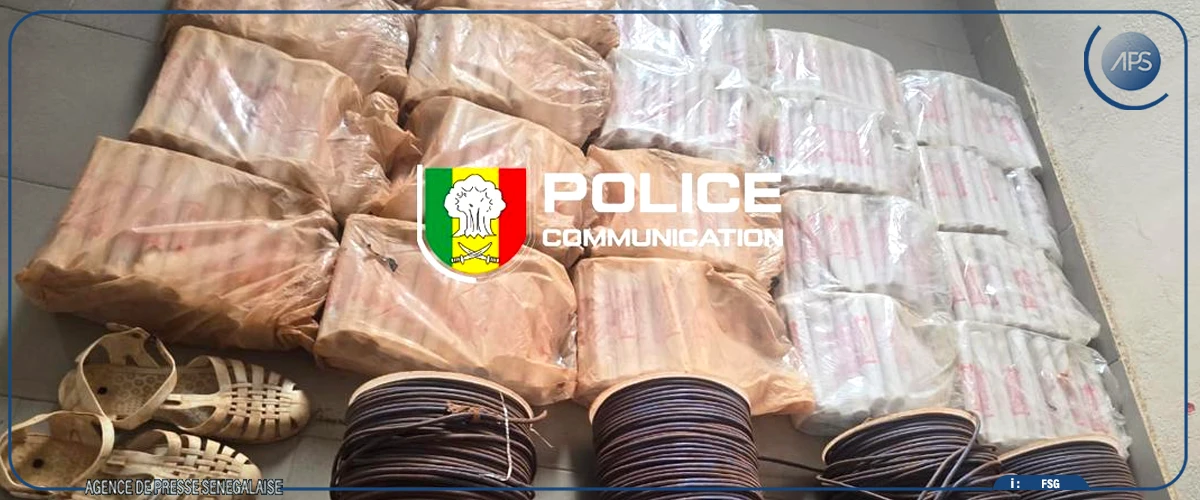Kidira : du matériel explosif destiné à l’orpaillage clandestin saisi à Diyabougou (police)