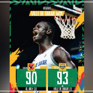 ‎BAL 2026 : l'ASC Ville de Dakar domine Al Ahly (93-90) en quart de finale aller