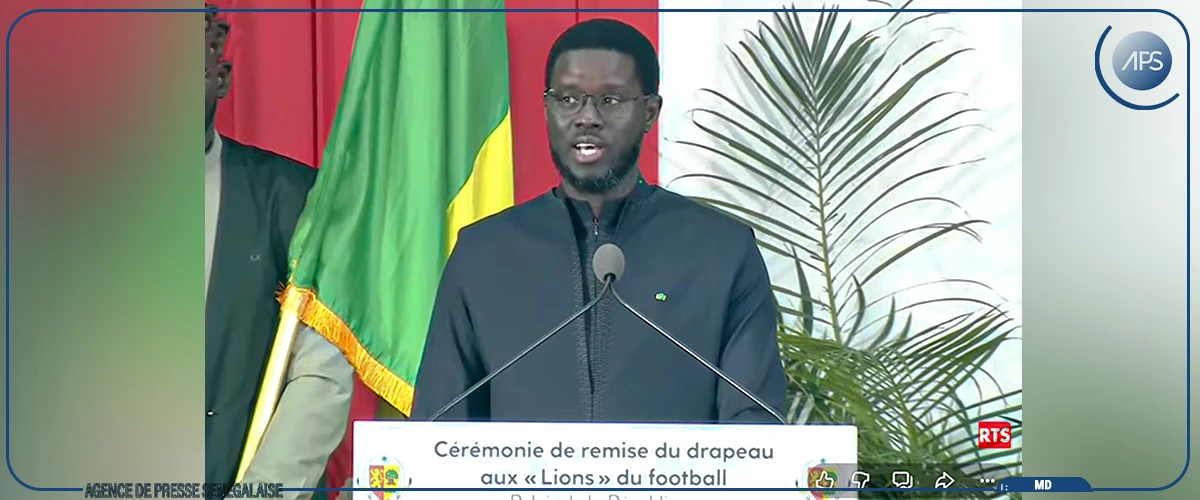 Bassirou Diomaye Faye appelle les Lions à défendre les couleurs nationales avec “audace, humilité et ambition”