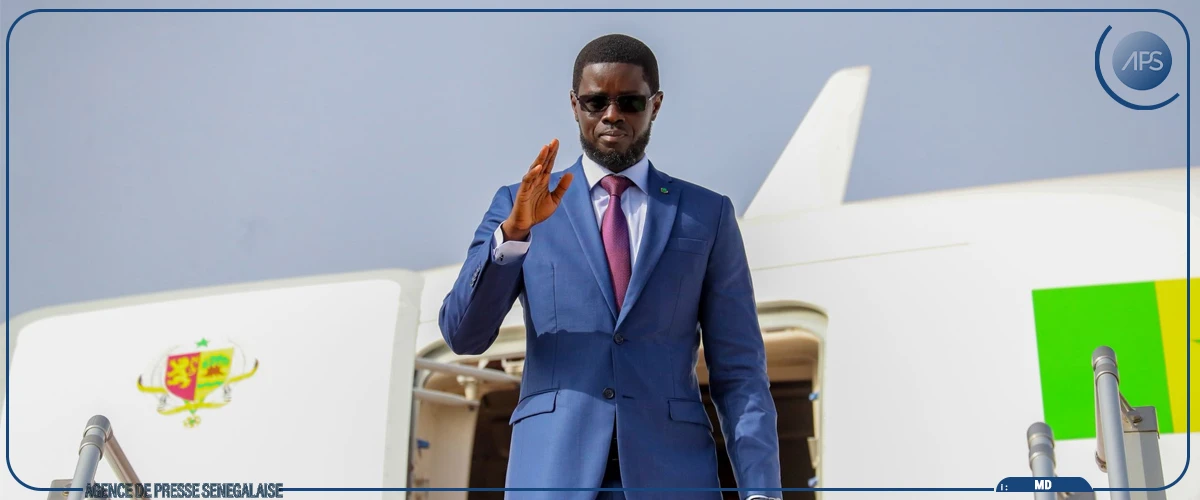 Bassirou Diomaye Faye a quitté Dakar, ce samedi, pour une visite de travail à Banjul
