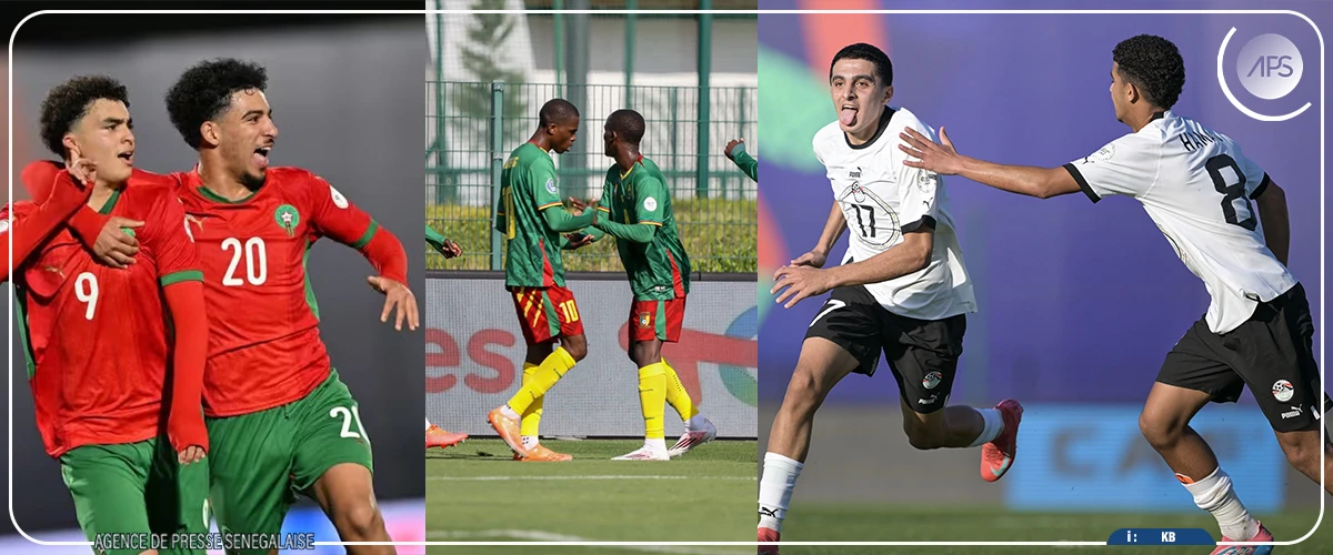 CAN U17 2026 : l’Égypte, le Cameroun, et le Maroc filent en quarts de finale