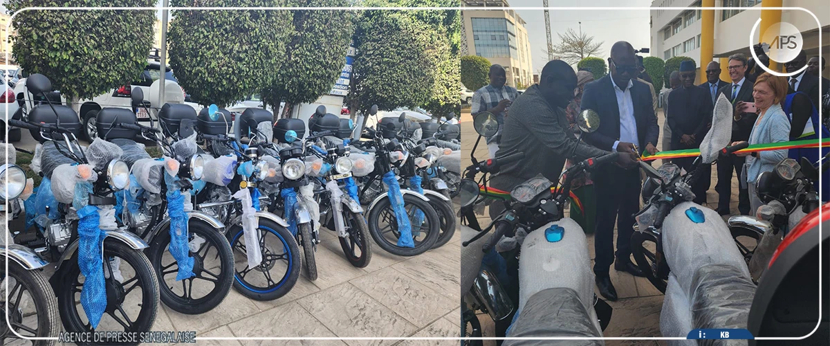 La GIZ offre 43 motos au ministère sénégalais de la Justice