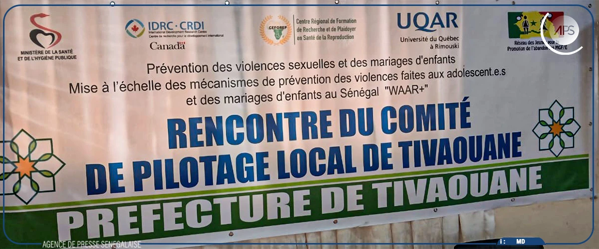 Tivaouane : des acteurs valident une stratégie de lutte contre les violences sexuelles et les mariages d’enfants