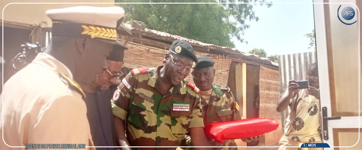 La zone militaire n°6 réceptionne un laboratoire d’analyses biomédicales à Médina Wandifa