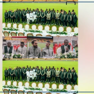 Un ''dîner de convivialité'' organisé par les Lions avant leur départ pour le Mondial (FSF)