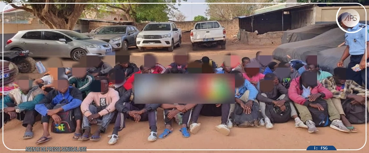 Kaolack : 35 candidats à l’émigration clandestine interpellés à Keur Ayib