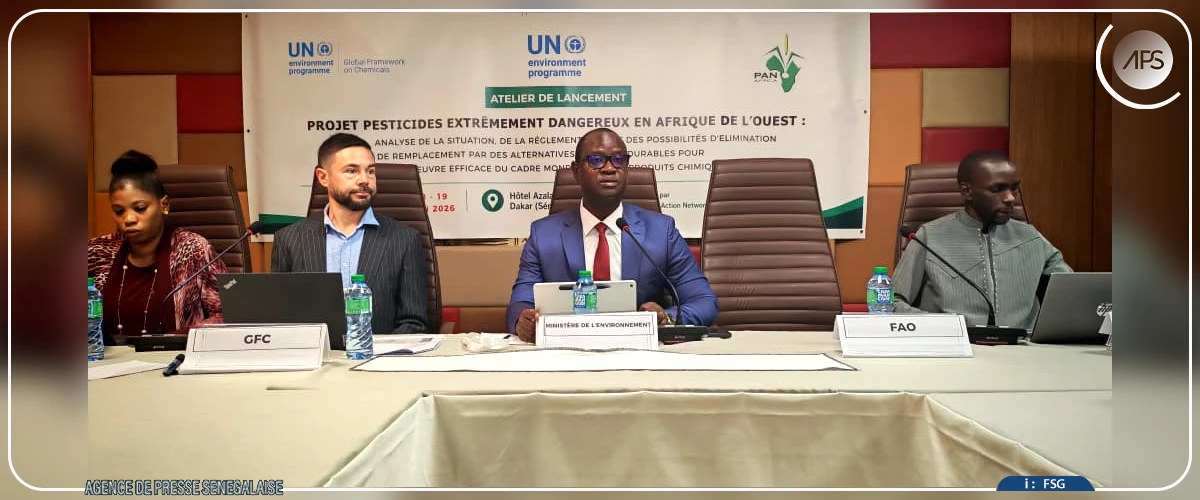 Un projet de réduction des pesticides extrêmement dangereux lancé à Dakar pour quatre pays
