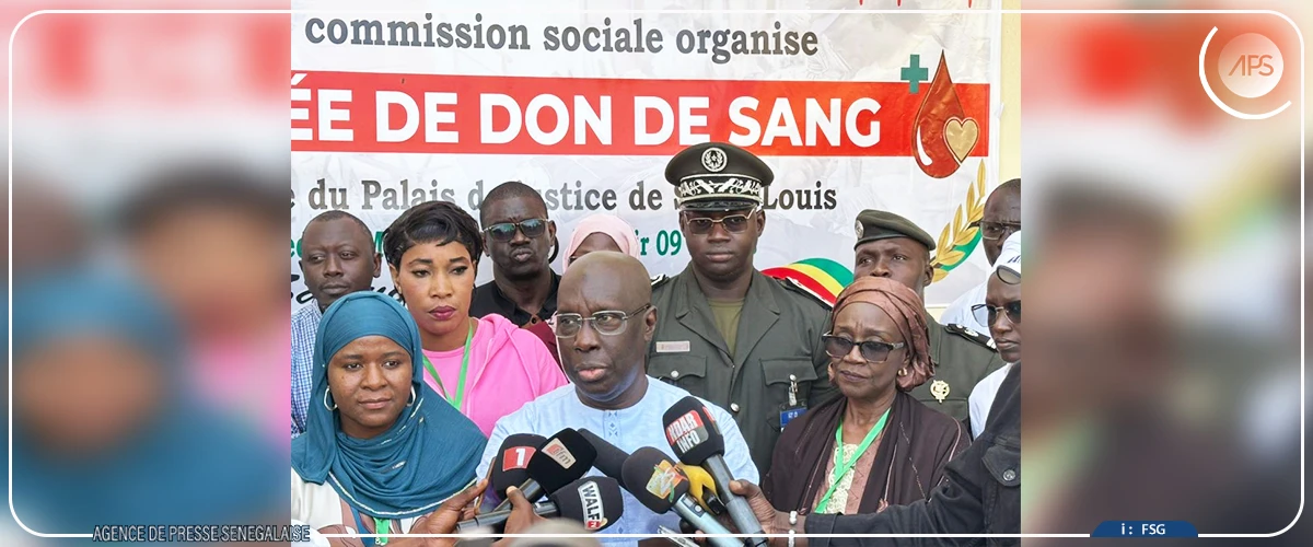 Saint-Louis : un don de sang au Palais de Justice pour soutenir les structures sanitaires locales