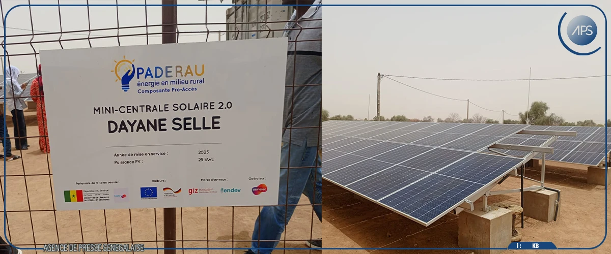 Le ministre Birame Soulèye Diop inaugure deux mini-centrales solaires 2.0 à Vélingara Ferlo