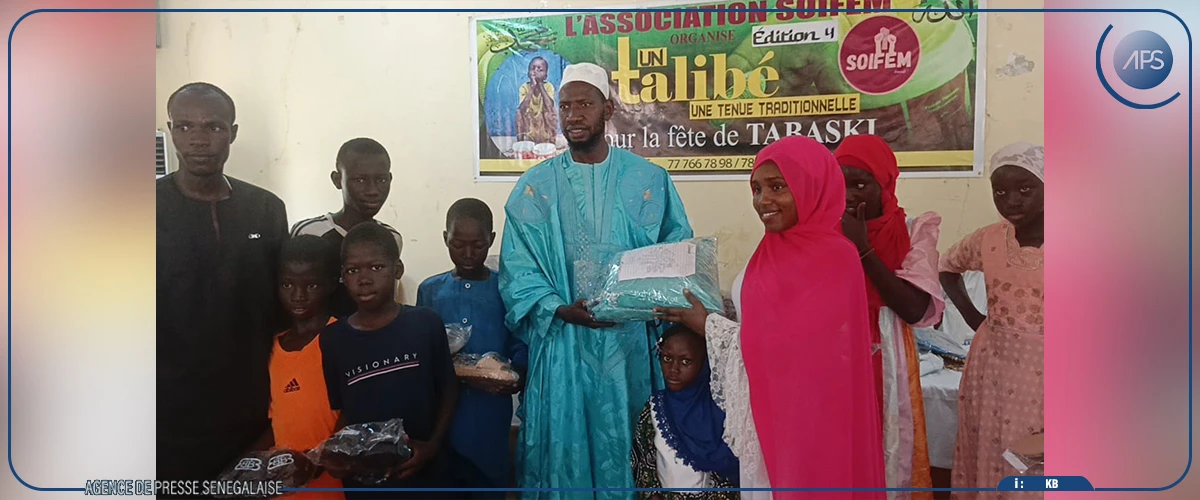 Kaffrine : une association offre des tenues traditionnelles à plus de 400 enfants ”talibés”