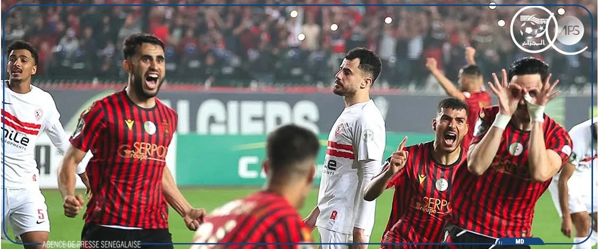 Coupe CAF : l’USM Alger de Lamine Ndiaye bat le Zamalek en finale aller