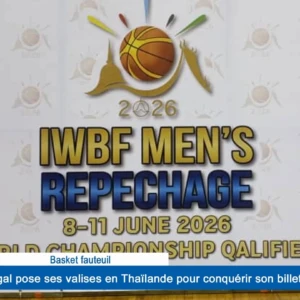 Basket fauteuil : le Sénégal pose ses valises en Thaïlande pour conquérir son billet mondial 