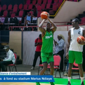 Basket-Séance d'entraînement : Les Lions à fond stadium Marius Ndiaye